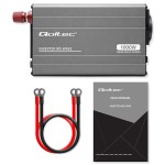 Qoltec Przetwornica napięcia MS Wave | 12V na 230V | 500/1000W
