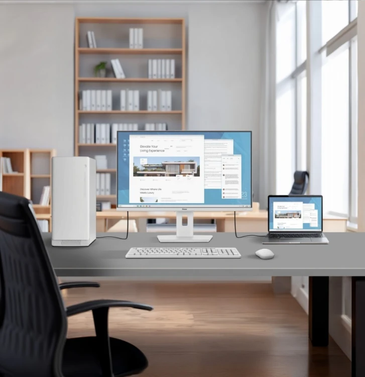 IIYAMA Monitor  27 cali XB2797QSNP-W1 IPS,QHD,USB-c Dock 96W,HDMI, 350cd,1ms, DP, DisplayPort x1 (Daisy Chain MST max. 2560 x1440), USB HUB x4, RJ45