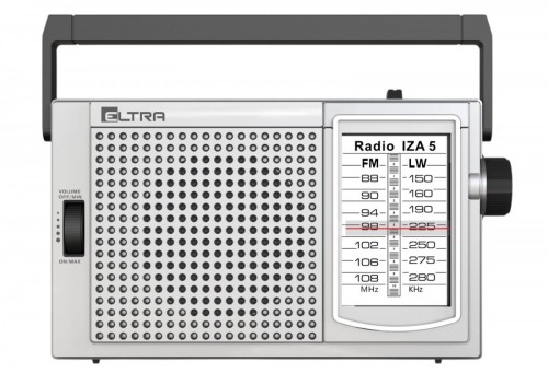 Eltra Radio IZA-5 srebrne