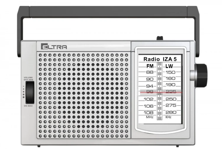 Eltra Radio IZA-5 srebrne