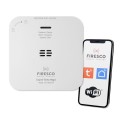 Firesco Czujnik tlenku węgla Tuya/WiFi FCO-850 WF, czujnik tlenku węgla z komunikacja WiFi, Tuya / Smart Life, autonomiczny czujnik tlenku