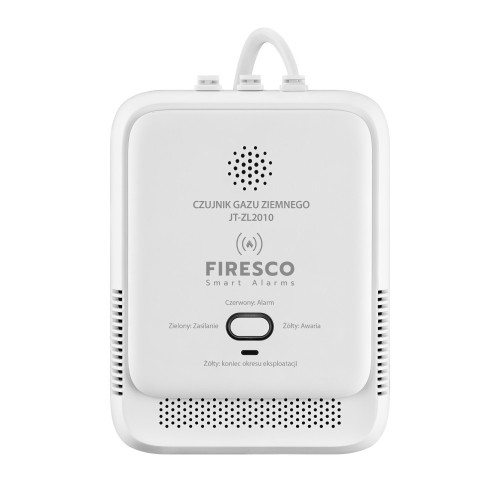 Firesco Czujnik gazu ziemnego  JT-ZL2010, czujnik gazu ziemnego  LNG, metan CH4, czujnik gazu spełniający normę EN50194-1:2009