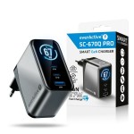 everActive Ładowarka sieciowa GaN QC4+ 67W SC-670Q 2x USB-C 1x USB