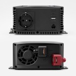 Qoltec Przetwornica napięcia Pure Sine Wave | 12V na 230V | 500/1000W