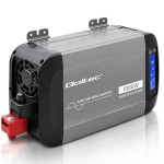 Qoltec Przetwornica napięcia Pure Sine Wave | 12V na 230V | 500/1000W