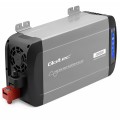 Qoltec Przetwornica napięcia Pure Sine Wave | 12V na 230V | 1000/2000W |UPS BYPASS
