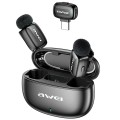 AWEI Mikrofon krawatowy MK5 Duo Ai-Voice czarny