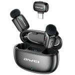 AWEI Mikrofon krawatowy MK5 Duo Ai-Voice czarny