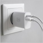 3MK Ładowarka sieciowa 25W USB-A USB-C PD QC4+ FlowPower biała