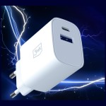 3MK Ładowarka sieciowa 30W USB-A USB-C PD3.0 QC4+ FlowPower biała