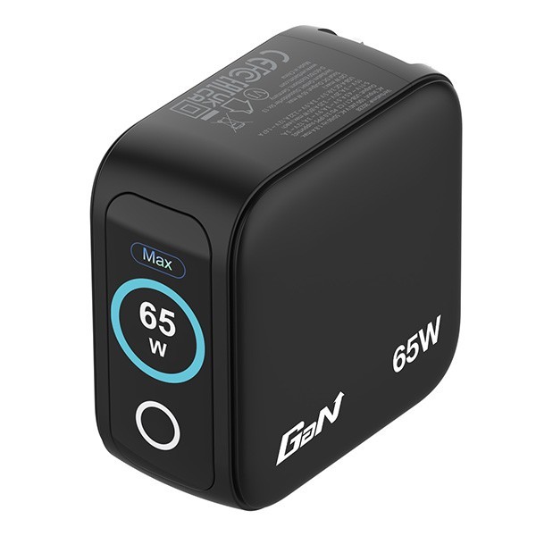 Verbatim Ładowarka Mini GaN 65W TFT 2xUSB-C 1xUSB-A  EU/UK/USA 30238