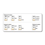 Verbatim Ładowarka Mini GaN 65W TFT 2xUSB-C 1xUSB-A  EU/UK/USA 30238