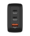 Verbatim Ładowarka Mini GaN 65W TFT 2xUSB-C 1xUSB-A  EU/UK/USA 30238