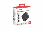 Verbatim Ładowarka Mini GaN 65W TFT 2xUSB-C 1xUSB-A  EU/UK/USA 30238
