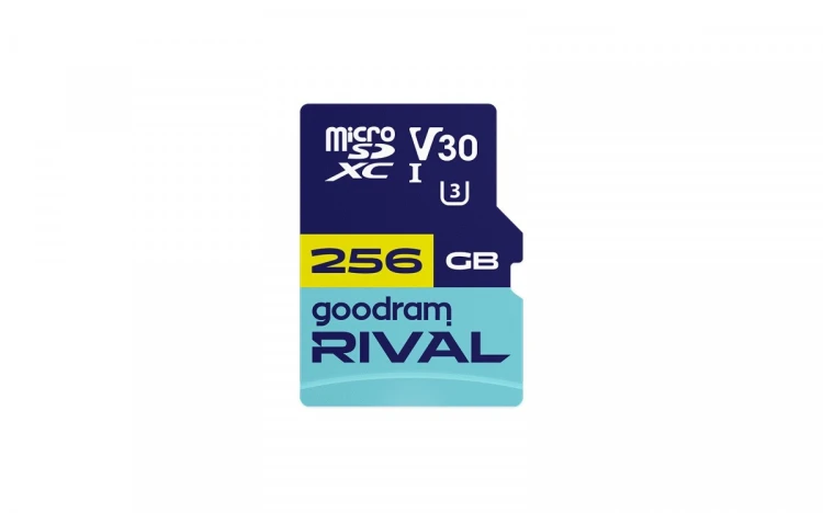 GOODRAM Karta pamięci microSD 256GB Rival UHS-I V30 U3 C10 100/70MBs