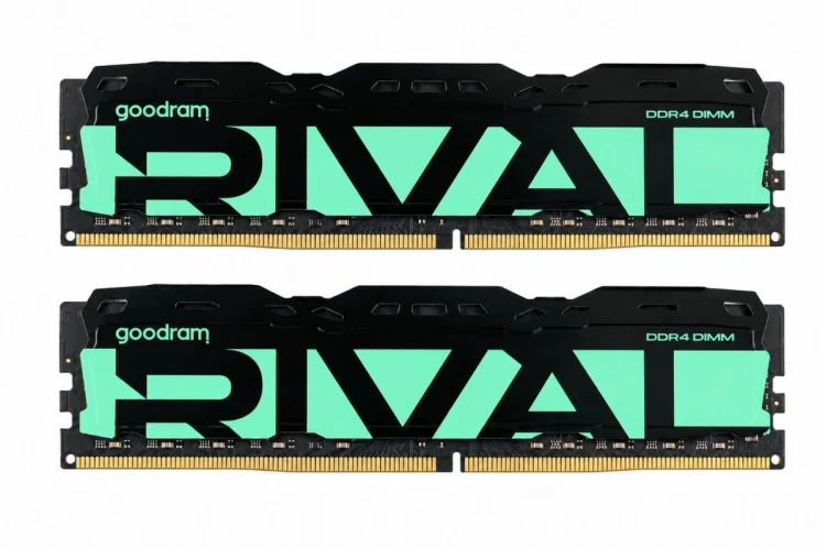 GOODRAM Pamięć do PC DDR4 Rival Radiant 16GB (2*8)/3200 CL16 zielona