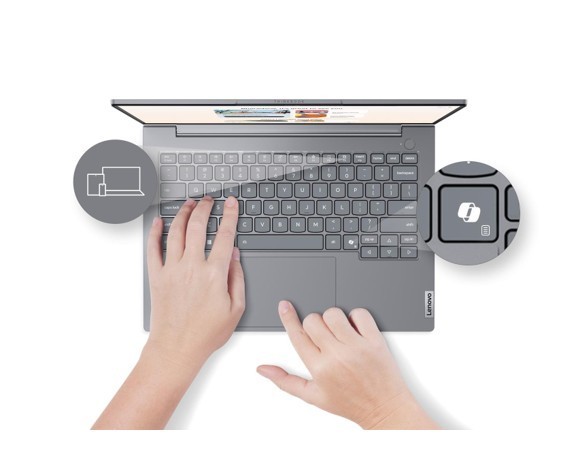 Lenovo Laptop ThinkBook 14 G8 21SJ00V6PB W11Pro Ultra 5 225U/16GB/512GB/INT/14.0 WUXGA/Luna Grey/3YR OS + CO2 Offset