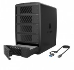 IcyBox System-RAID dla 5 HDD 2,5"/3,5" SATA, IB-RD3705-CU3 RAID 0,1,10,3,5, Single, Large, Clone
