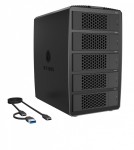 IcyBox System-RAID dla 5 HDD 2,5"/3,5" SATA, IB-RD3705-CU3 RAID 0,1,10,3,5, Single, Large, Clone