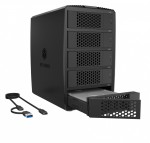 IcyBox System-RAID dla 5 HDD 2,5"/3,5" SATA, IB-RD3705-CU3 RAID 0,1,10,3,5, Single, Large, Clone