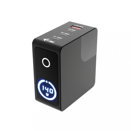 i-tec Ładowarka 140W Intelligent Multiport USB Charger 3xUSB-C 1xUSB-A LCD 150 cm