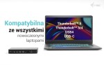 i-tec Stacja dokująca Thunderbolt 5 Triple Display Docking Station M.2 slot 6xUSB 2.5 GLAN PD 140W