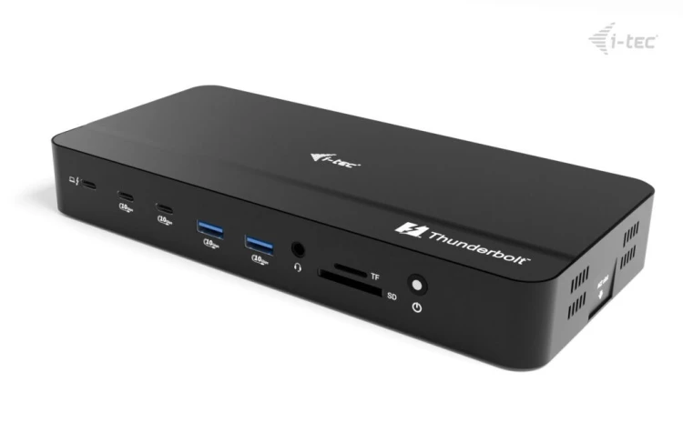 i-tec Stacja dokująca Thunderbolt 5 Triple Display Docking Station M.2 slot 6xUSB 2.5 GLAN PD 140W