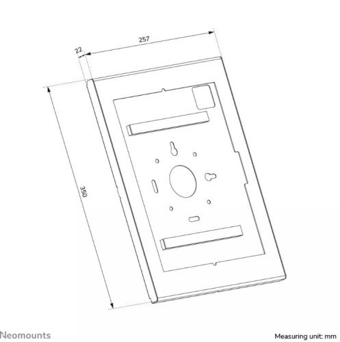 Neomounts Obudowa tabletu WL15-602BL1