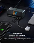 IcyBox Stacja dokująca IB-DK2300-CH 11w1 USB, HDMI, 100W PD, LAN