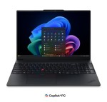 Lenovo Laptop ThinkPad E16 G3 22AY0088PB W11Pro Ultra 7 258V/32GB/512GB/INT/16.0 WUXGA/Black/1YR Premier + 3YR OS + CO2 OFFSET