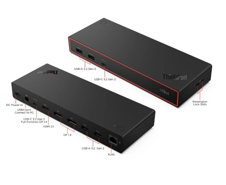 Lenovo Stacja dokująca ThinkPad USB4 Dock 5000 (with 135W Adapter) 40BF0135EU