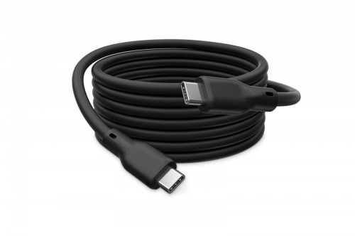 Digitus Kabel połączeniowy silikonowy USB-C-USB-C | USB 4 ver.2.0 80Gbps | 8K@60Hz | PD 3.1 240W| 0,5m | czarny