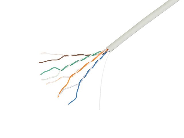 Lanberg Kabel LAN UTP kat.5e 305m drut CU LSZH CPR+FLUKE PASSED szary