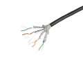Lanberg Kabel LAN SFTP kat.6a 305m drut outdoor CU FLUKE PASSED czarny