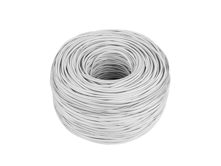 Lanberg Kabel LAN UTP kat.6 305m drut CU LSZH CPR + FLUKE PASSED szary