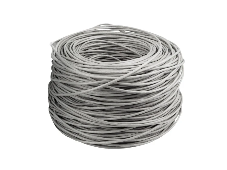 Lanberg Kabel LAN UTP kat.6 305m drut CU LSZH CPR + FLUKE PASSED szary