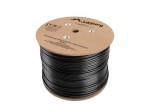 Lanberg Kabel LAN SFTP Kat.7 305M drut outdoor CU FLUKE PASSED czarny