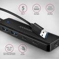 AXAGON HUB 4-portowy 5gbps 2x USB-A 2x USB-C, USB-C power in  19 cm kabel  HUE-C2A