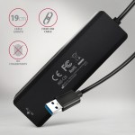 AXAGON HUB 4-portowy 5gbps 2x USB-A 2x USB-C, USB-C power in  19 cm kabel  HUE-C2A