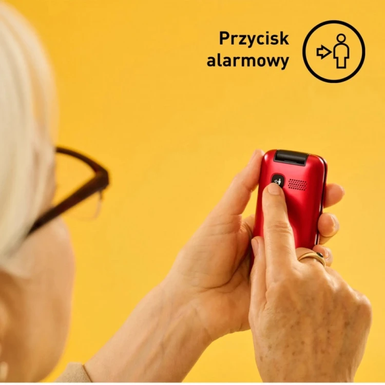 Panasonic Telefon komórkowy KX-TU410 EXR 4G czerwony