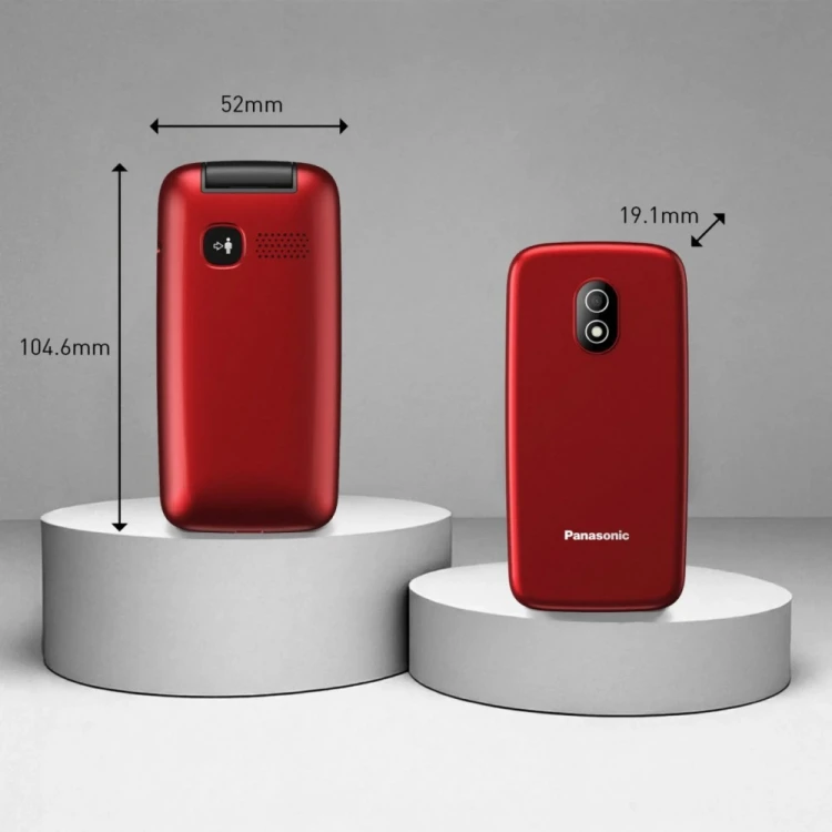Panasonic Telefon komórkowy KX-TU410 EXR 4G czerwony