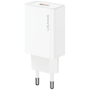 USAMS Ładowarka sieciowa T69 18W USB-A biała
