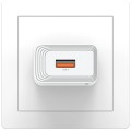 USAMS Ładowarka sieciowa T69 18W USB-A biała