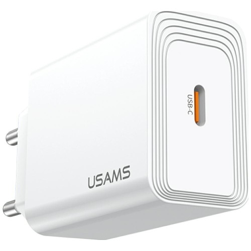 USAMS Ładowarka sieciowa T69 20W USB-C biały