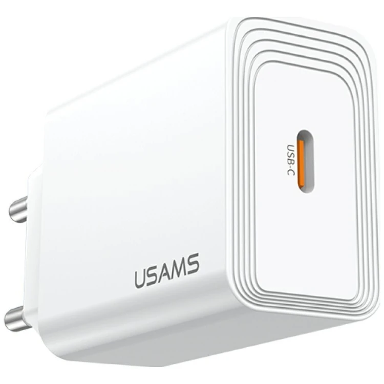 USAMS Ładowarka sieciowa T69 20W USB-C biały