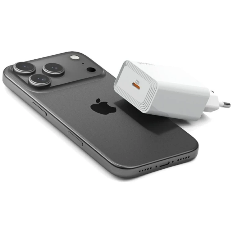 USAMS Ładowarka sieciowa T69 20W USB-C biały