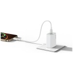 USAMS Ładowarka sieciowa T69 10,5W 2,1A USB-A biała