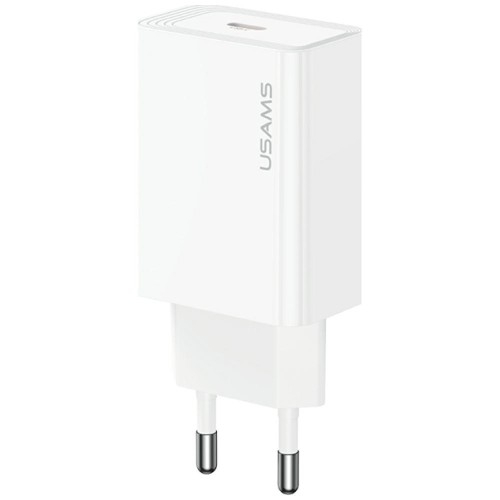 USAMS Ładowarka sieciowa T69 30W USB-C biały