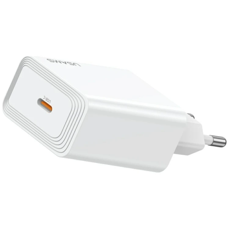 USAMS Ładowarka sieciowa T69 30W USB-C biały