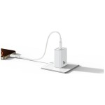 USAMS Ładowarka sieciowa T69 30W USB-C biały